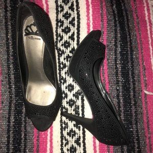 Fergalicious black pumps size 7